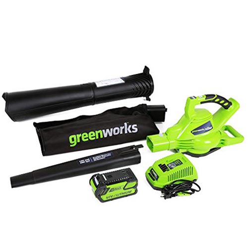 Greenworks 40V 185 MPH Cordless Blower & Vacuum 24322