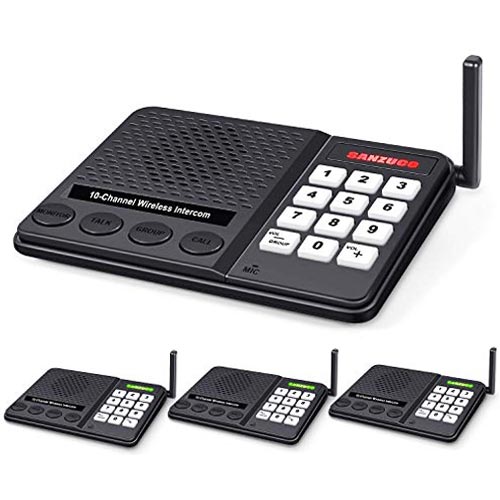 GLCON Wireless Intercom System for Home - Long Range 1 Mile